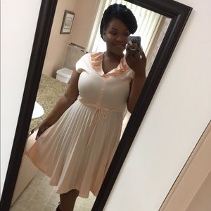 Vintage JCPenny pleated dress